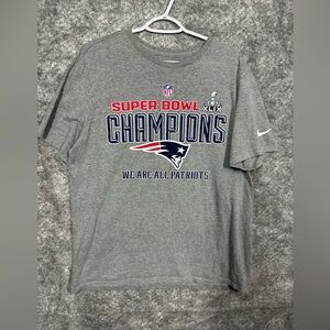 New England Patriots Shirt Mens Nike Extra Large Super Bowl 49 Champions Casual